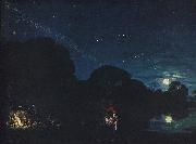 Adam Elsheimer Flucht nach agypten oil on canvas